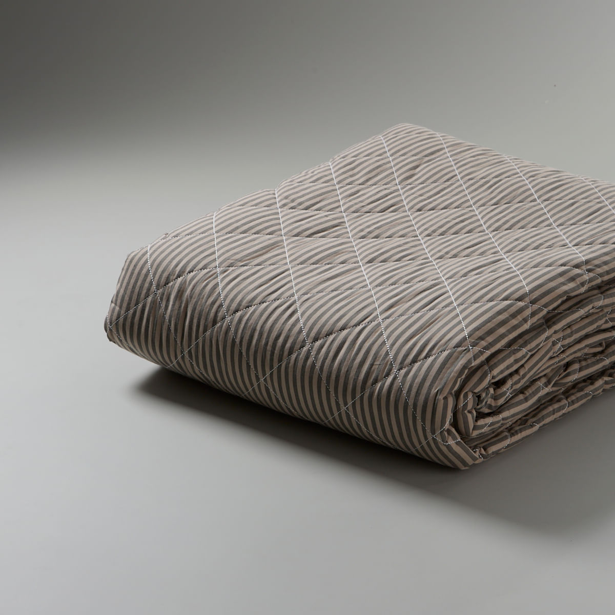 01 05 09 11 Colcha Mix and Mactch Xadrez Listrado Verde Musgo Bege 002